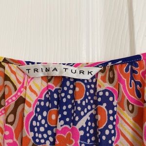 Trina Turk | silk blend floral blouse
